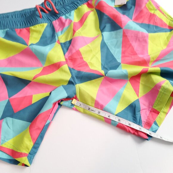 Mad Engine Mens Geometric Swim Trunks XXL Polyester - Picture 11 of 11